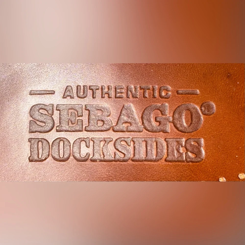 Sebago Docksides Leather Boat Shoes Men’s 9 M Brown Classic Loafers NWOT